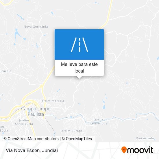 Via Nova Essen mapa