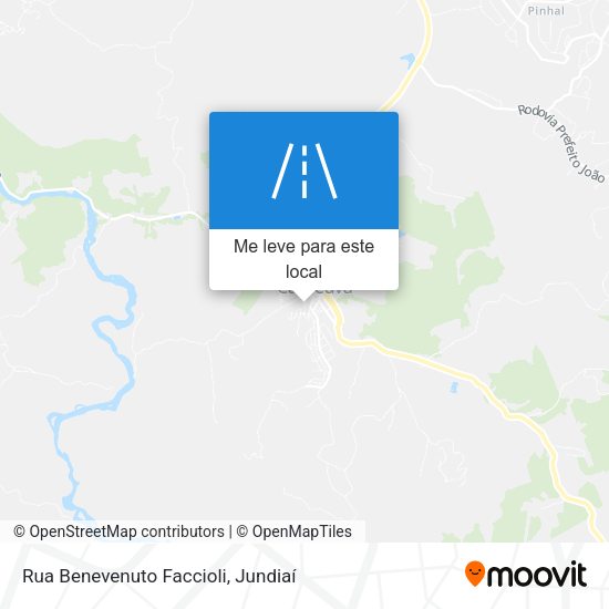 Rua Benevenuto Faccioli mapa