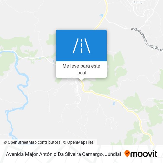 Avenida Major Antônio Da Silveira Camargo mapa