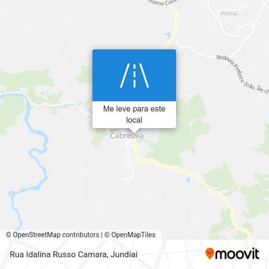 Rua Idalina Russo Camara mapa