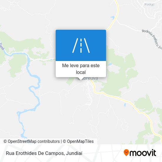 Rua Erothides De Campos mapa