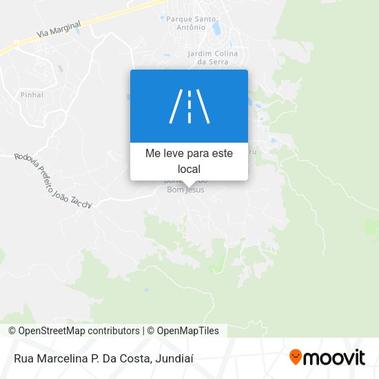 Rua Marcelina P. Da Costa mapa
