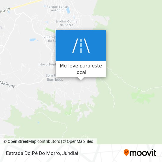 Estrada Do Pé Do Morro mapa