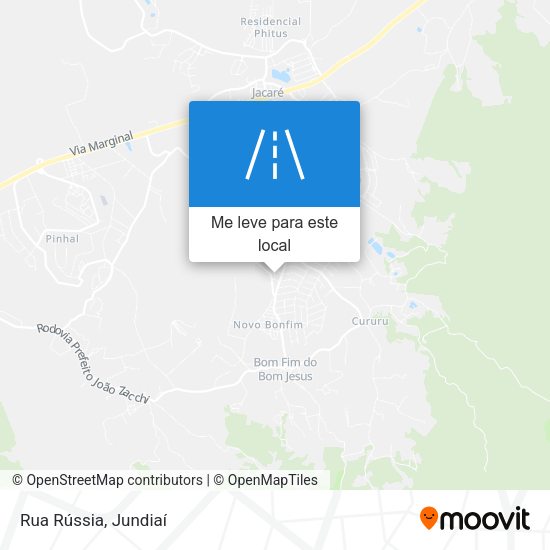 Rua Rússia mapa