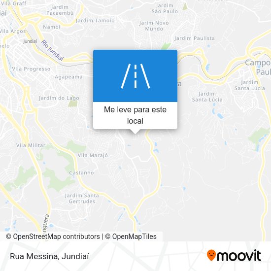 Rua Messina mapa