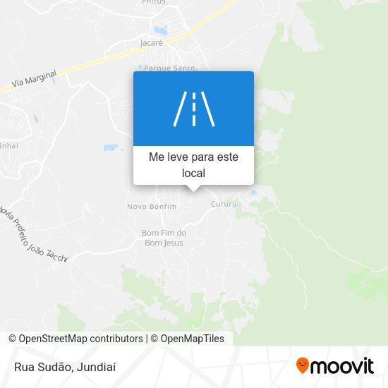 Rua Sudão mapa