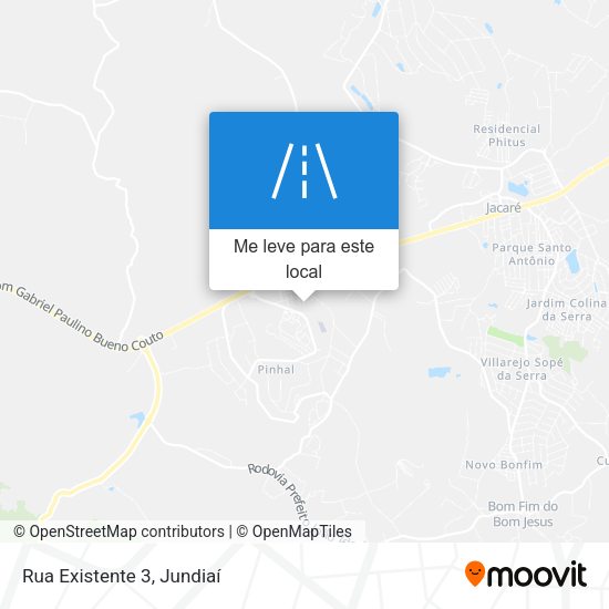 Rua Existente 3 mapa