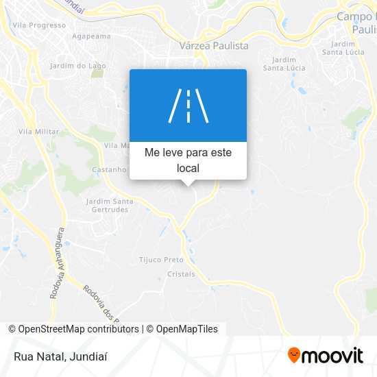 Rua Natal mapa