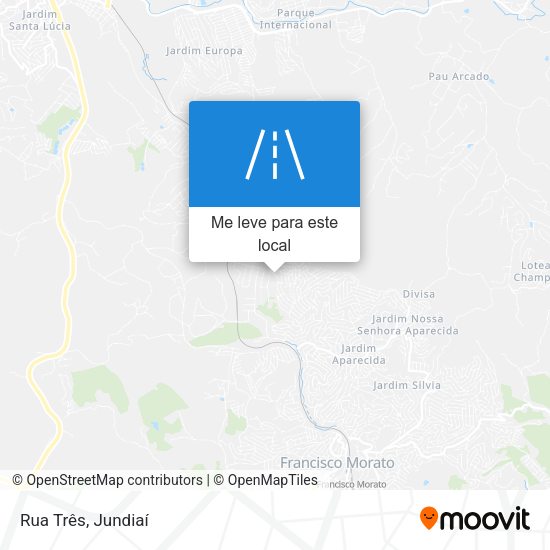 Rua Três mapa