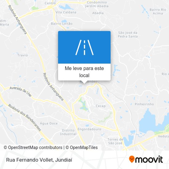 Rua Fernando Vollet mapa