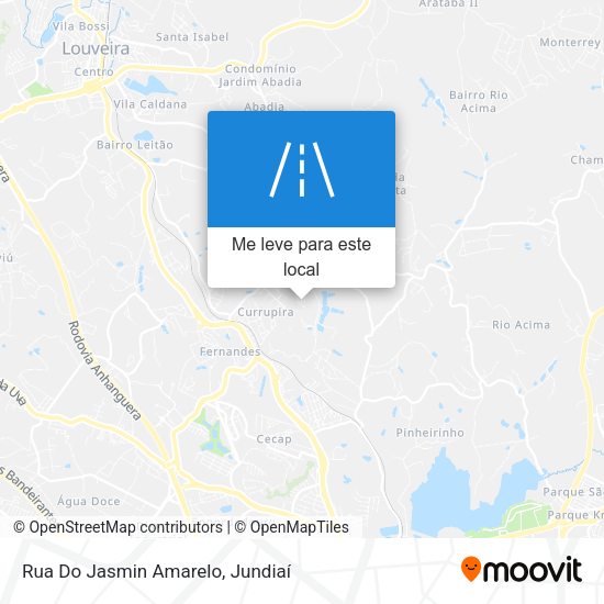 Rua Do Jasmin Amarelo mapa
