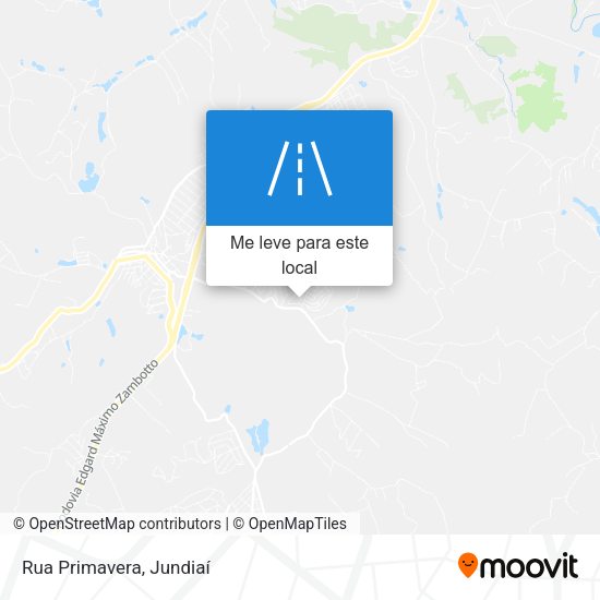 Rua Primavera mapa