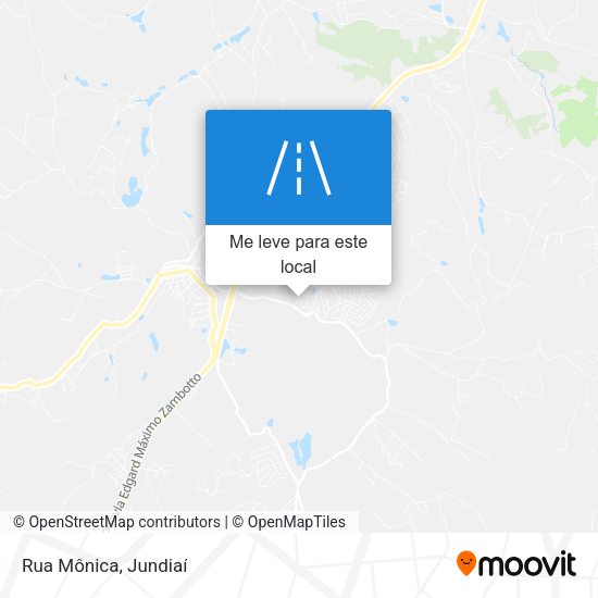 Rua Mônica mapa