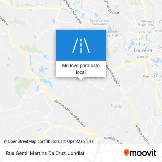 Rua Gentil Martins Da Cruz mapa