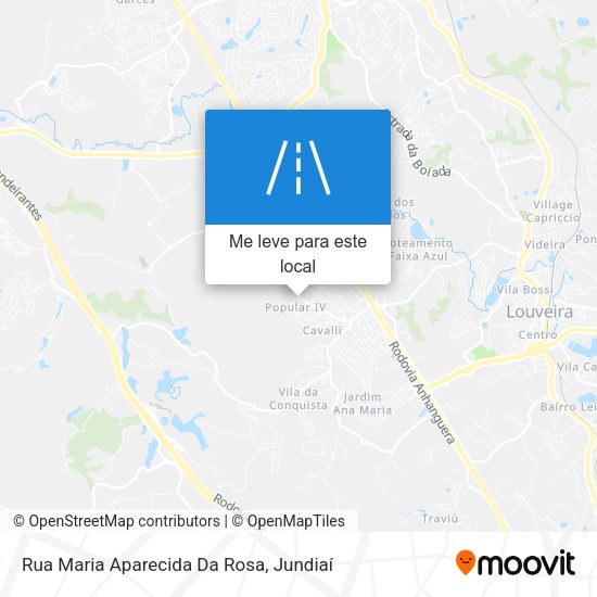 Rua Maria Aparecida Da Rosa mapa