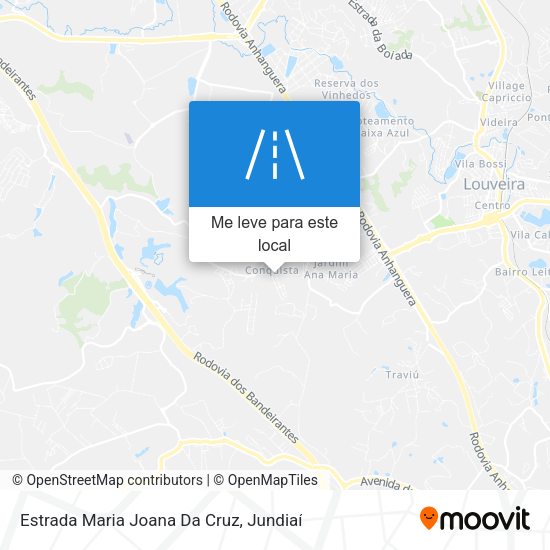 Estrada Maria Joana Da Cruz mapa