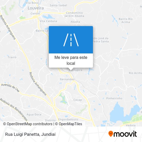 Rua Luigi Panetta mapa