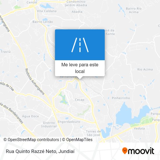 Rua Quinto Razzé Neto mapa