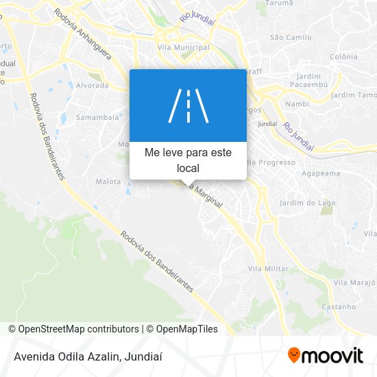 Avenida Odila Azalin mapa