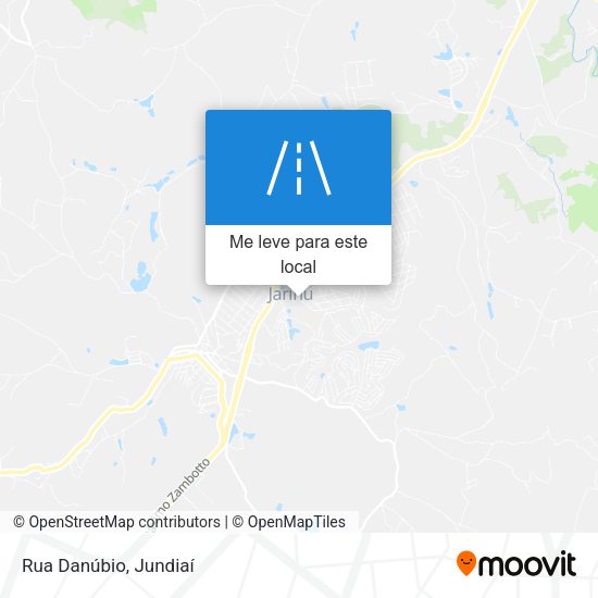 Rua Danúbio mapa