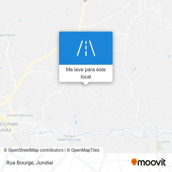 Rua Bourge mapa