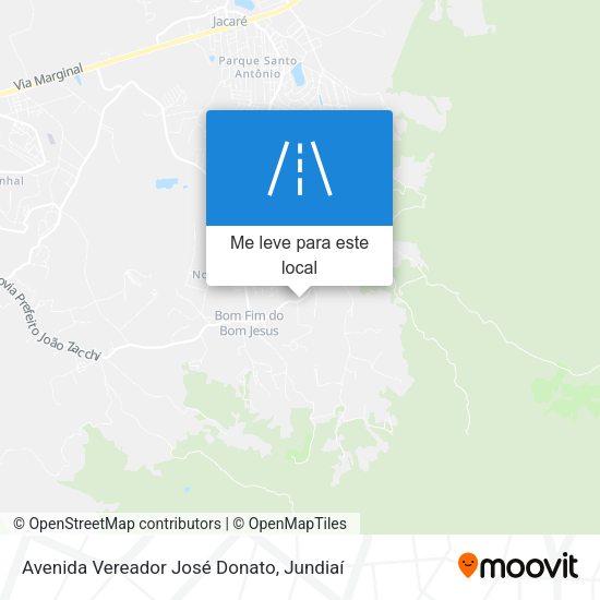 Avenida Vereador José Donato mapa
