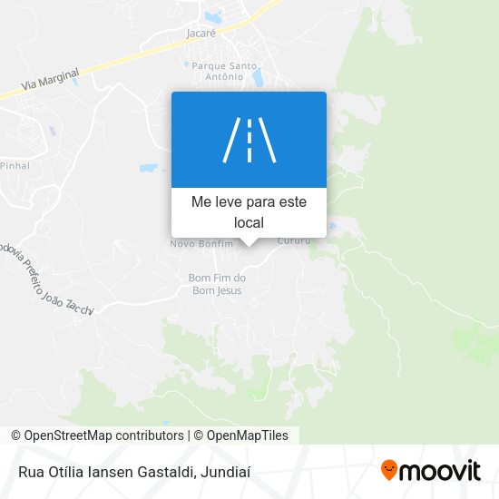 Rua Otília Iansen Gastaldi mapa