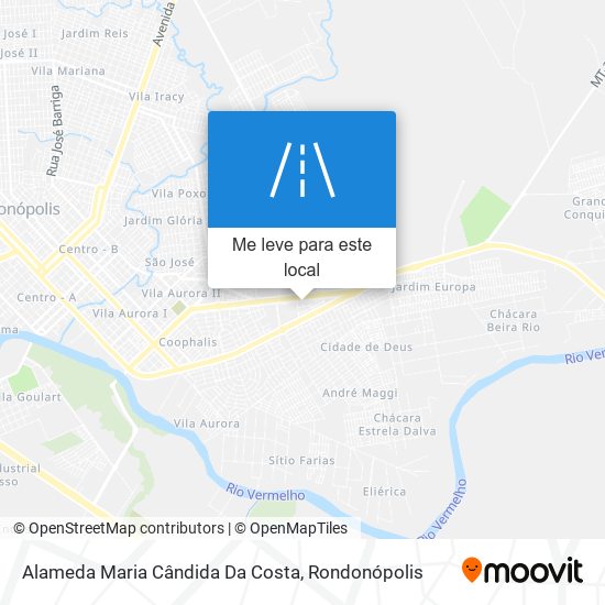 Alameda Maria Cândida Da Costa mapa