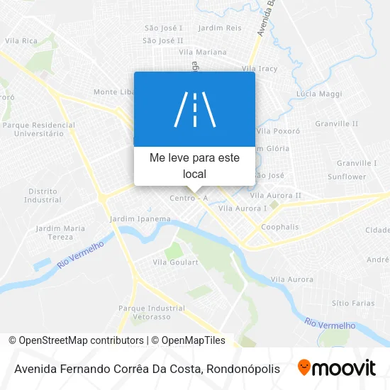 Avenida Fernando Corrêa Da Costa mapa