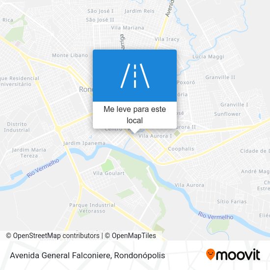 Avenida General Falconiere mapa