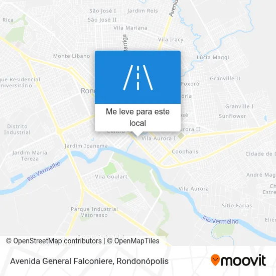 Avenida General Falconiere mapa