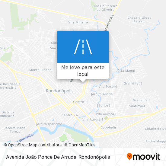 Avenida João Ponce De Arruda mapa