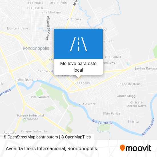 Avenida Lions Internacional mapa
