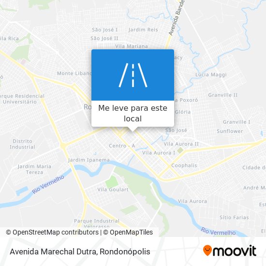 Avenida Marechal Dutra mapa