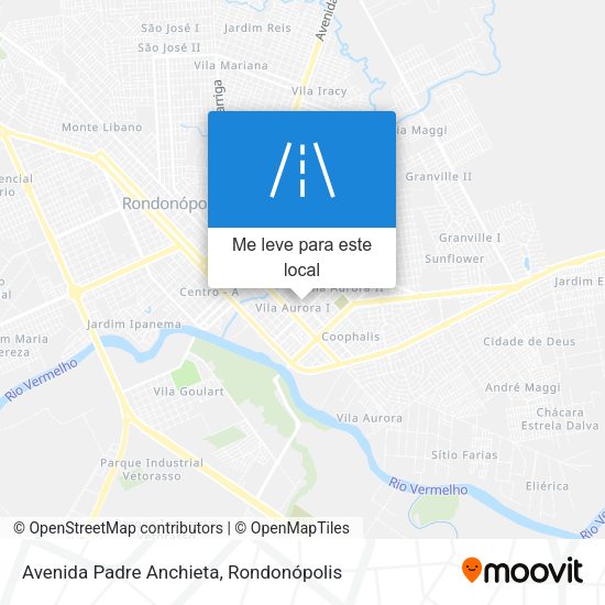 Avenida Padre Anchieta mapa