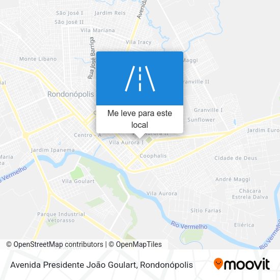 Avenida Presidente João Goulart mapa