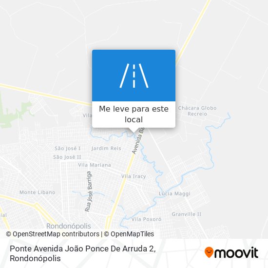 Ponte Avenida João Ponce De Arruda 2 mapa