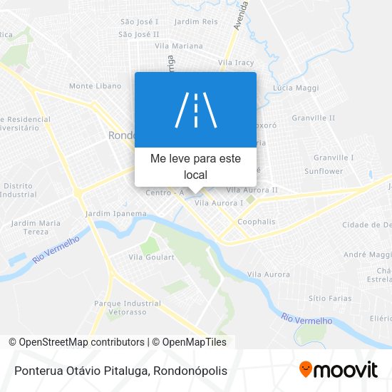Ponterua Otávio Pitaluga mapa