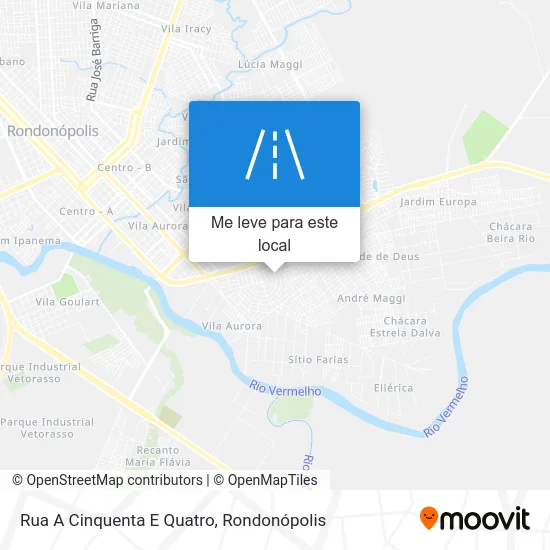 Rua A Cinquenta E Quatro mapa