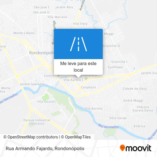 Rua Armando Fajardo mapa