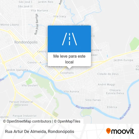 Rua Artur De Almeida mapa