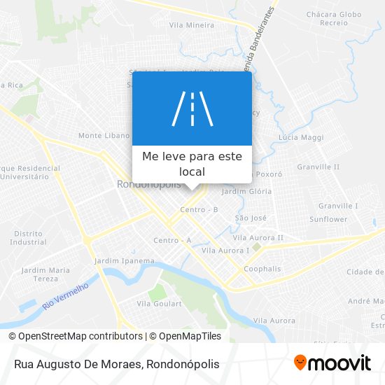 Rua Augusto De Moraes mapa