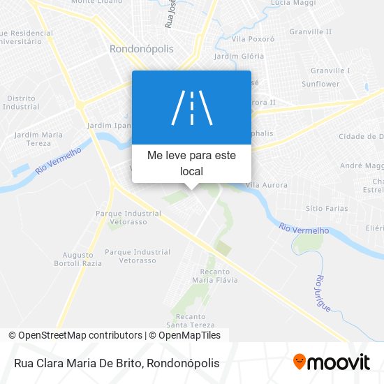 Rua Clara Maria De Brito mapa