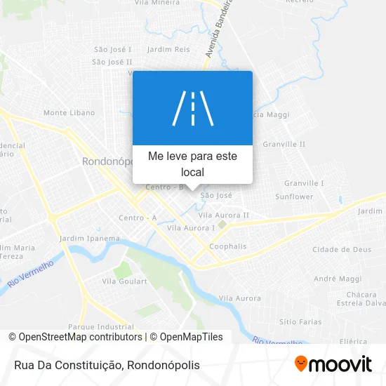 Rua Da Constituição mapa