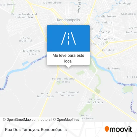 Rua Dos Tamoyos mapa