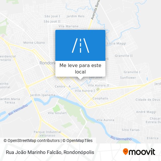 Rua João Marinho Falcão mapa