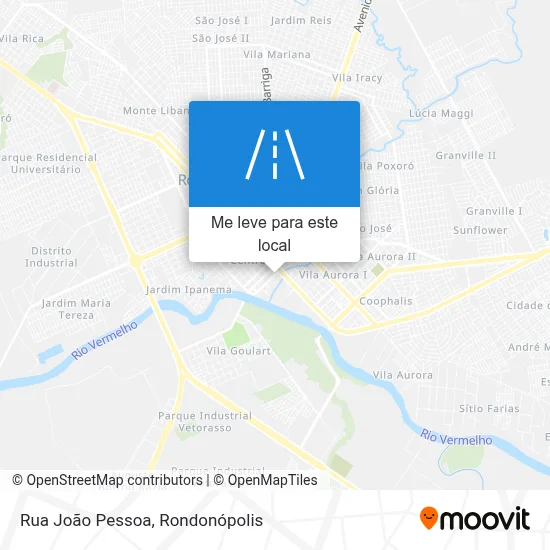 Rua João Pessoa mapa