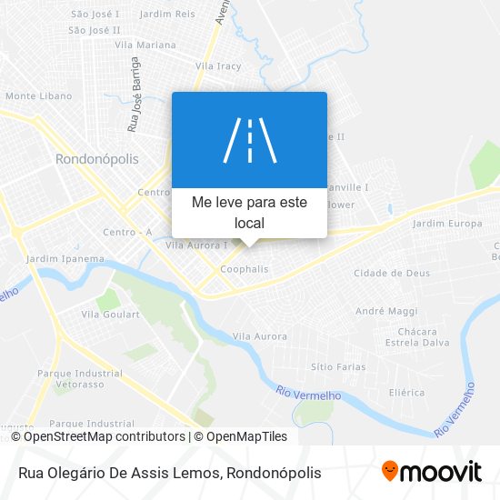 Rua Olegário De Assis Lemos mapa