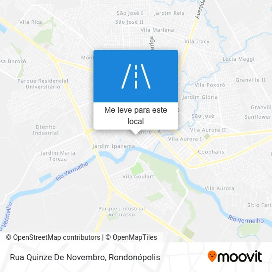 Rua Quinze De Novembro mapa