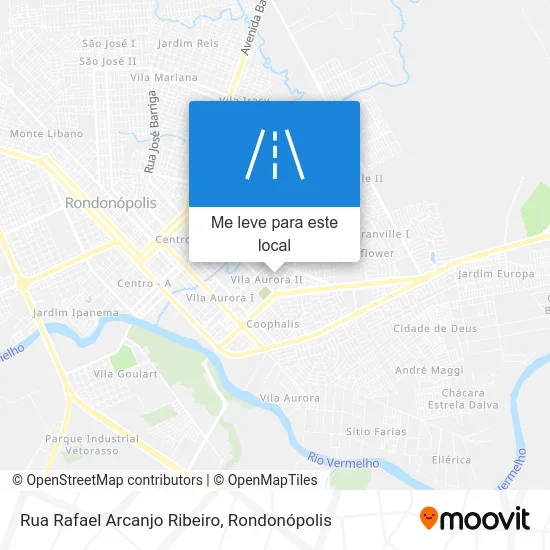 Rua Rafael Arcanjo Ribeiro mapa